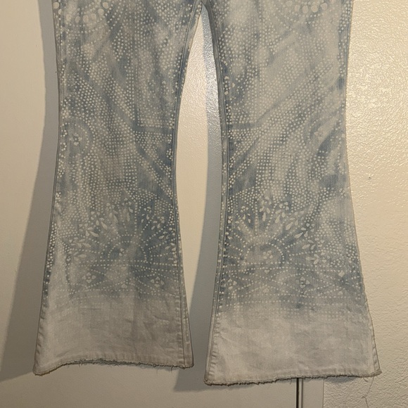 Free People Bali Discharge Flared Denim - Picture 7 of 16